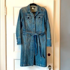 Marc Jacobs Denim trench coat